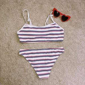 Striped Bikini Set from SHEIN